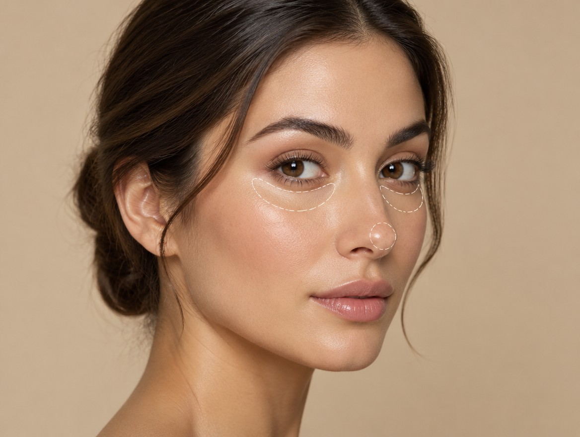 Face – Eyes or Nose small tip